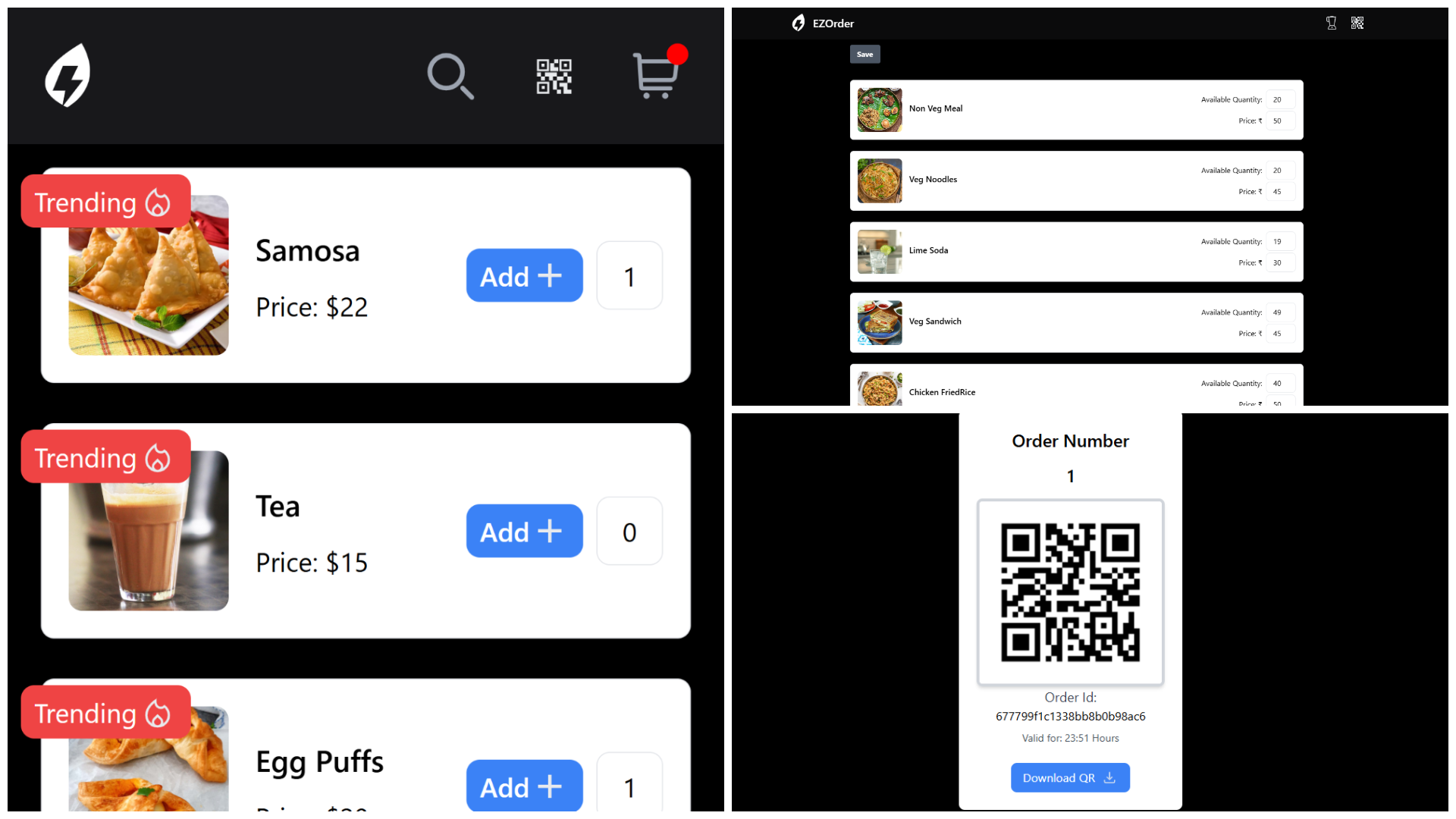 EZOrder - Hackathon Project